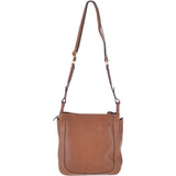 The Bridge Full Grain Italian Leather Shoulder Bag Havana Gold - 040715 1P 2C NH