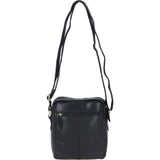 Mens Elegant Ashwood Leather Messenger Bag Black: T-79