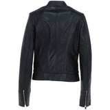 Leather Jacket Black: NANCY