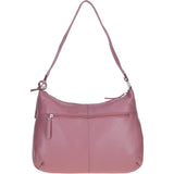 Premium Leather Shoulder Bag Dungannon: Cameo Rose