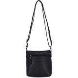 Ashwood Leather Crossbody Bag Black: M-83