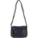 Ashwood Leather Elegant Women's Buckle Shoulder Bag Black: S-32