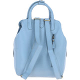 Ashwood Leather & Harris Tweed® Cloth Multi-Pocket Backpack Baby-blue/Blue: TW-66-19-BB