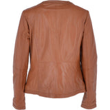 Leather Jacket Cognac/nap: AWL-672