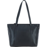 Ashwood Elegant Ladies Leather Shoulder Bag Black: 64668