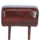 Exquisite Real Leather  Pommel HorseStool Chestnut: LF-171