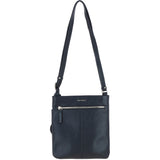 Ashwood Leather Curve Pocket Crossbody Bag Black: 63620