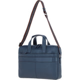 Brampton Leather Men's Messenger Bag Navy: 64273