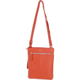 Ashwood Leather Smart Tab Cross Body Bag Burnt Orange: 63621/Tab