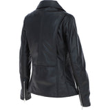 Ashwood Ladies Leather Longline Biker Jacket Black: LONG LINE BIKER