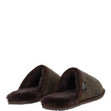 Fenland Classic Mens Slippers Tweed: Duke
