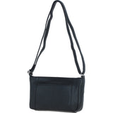 Ashwood Leather Crossbody Bag Black: Iverness