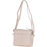 Ashwood Leather Ladies Crossbody Bag Mushroom: Glasgow