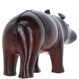 Exquisite Handcrafted Leather Bear Decorative Ornament Chestnut: lf-175