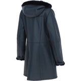 Ladies Sheepskin Duffle Navy: 5928