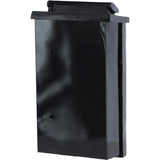 Cast Iron Replica Royal Mail ER Wall Mailbox Black: DI-5558-BG