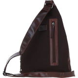 Ashwood Leather Spacious Unisex Sling Bag Brandy: P-67