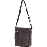 Ashwood Classic Leather Side Bag Brandy: Q-41