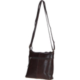 Stylish Ashwood Leather Crossbody Bag Brown: Ava