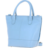 Ashwood Leather & Harris Tweed® Cloth Large Grab Bag Baby-blue/Blue: TW-64-19-BB