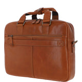 Ashwood Hi Veg Leather Laptop Briefcase Tempo Tan: 8143