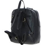 Authentic Ashwood Leather & Harris Tweed® Cloth Backpack Black/Watch: TW-28-03-BW