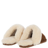 Women's Classic Suede Sheepskin Slippers Chestnut: Pippa