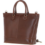 Ashwood Large Leather Shopper Bag Brown: V-87