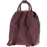Ashwood Leather & Harris Tweed® Cloth Multi-Pocket Backpack Wine/Mcload: TW-66-17-WM