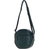 Ashwood Leather Round Crossbody Bag Green: P-66