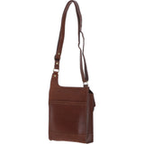 Ashwood Leather & Harris Tweed® Cloth Crossbody Bag Tan/Mcload: TW-24-02-TM