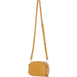 Ashwood Leather Compact Crossbody Bag with Adjustable Strap Mustard: Y-53