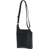 Ashwood Leather & Harris Tweed® Cloth Crossbody Bag Black/Green/Red: TW-24-07-BR
