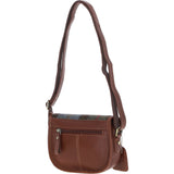 Ashwood Leather & Harris Tweed® Cloth Saddle Bag Tan/Mcload: TW-26-02-TM