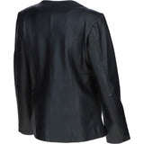 Ladies Ashwood Leather Casual Jacket Black: AWL-881