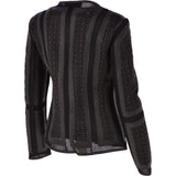 Mosaic Light Weight Leather Jacket Black: 50629