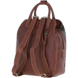 Ashwood Leather & Harris Tweed® Cloth Multi-Pocket Backpack Tan/Mcload: TW-66-02-TM