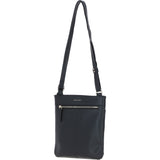 Ashwood Leather Smart Tab Cross Body Bag Black: 63621/Tab