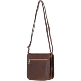 Ashwood Medium Leather Crossbody Bag Brown: V-81