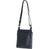 Vintage Small Leather Travel Shoulder Bag Navy – G24