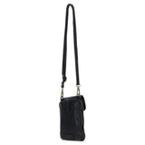 Ashwood Leather Crossbody Smart Phone Bag Black: D-99