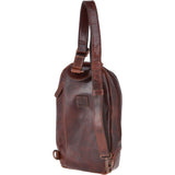 Vintage Leather Single Strap Sling Bag Tan : Perry