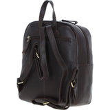 Authentic Ashwood Leather & Harris Tweed® Cloth Backpack Brown/Mcload: TW-28-01-BM