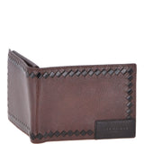 The Bridge Italian Leather Wallet Brn/blk: 0146262F 6V