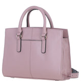 Ashwood Leather Handbag with Detachable Crossbody Strap Wood Rose: 64747