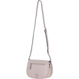 Ashwood Leather Crossbody Bag with Twist Lock Beige: 64787