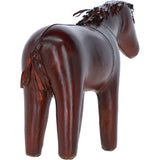 Elegant Leather Handcrafted Decorative Horse Chestnut: lf-178