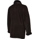 Mens  Sheepskin Coat Brown/snu: KE-183