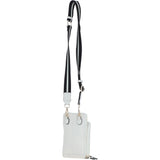 Ashwood Leather Luxury Crossbody Phone Bag Design-X White: X-31