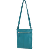 Ashwood Leather Smart Tab Cross Body Bag Deep Lake: 63621/Tab